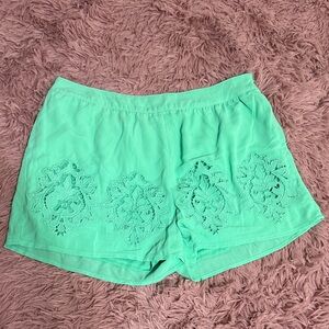 Blu Pepper Mint Green Women's Shorts